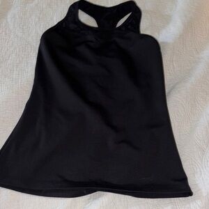 ATHLETA Black Racerback Tank
